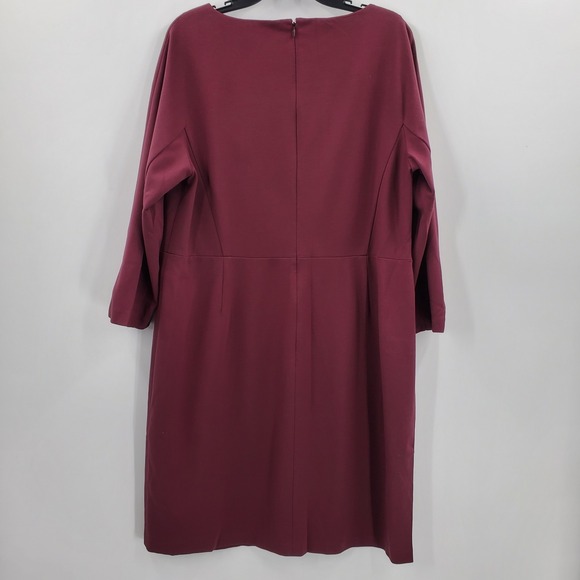 Lafayette 148 New York Berry Sheath Dress Size 1x NEW - Picture 3 of 4